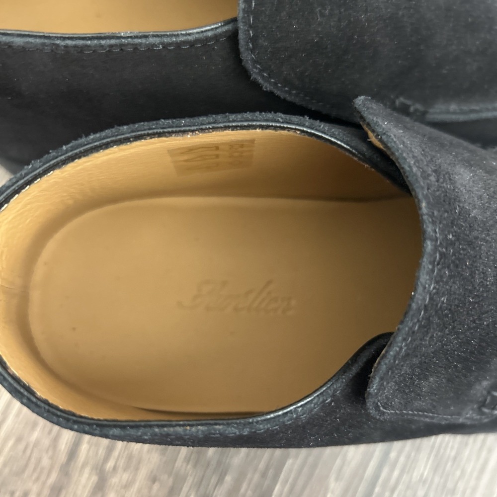 Aurelien Loafer Shoes Mens EU 39/US 6 Black Suede Shoes City Loafer NEW $540 - Picture 6 of 13